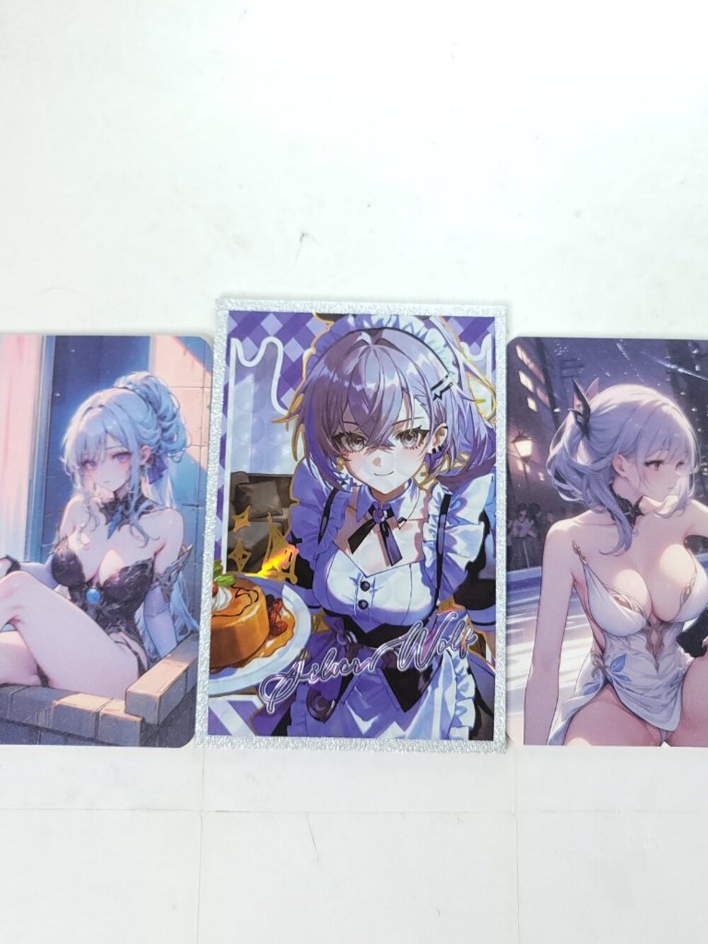 Silver Wolf Cooking Bath Anime Waifu Art Oversized Board A6 Lot of 3